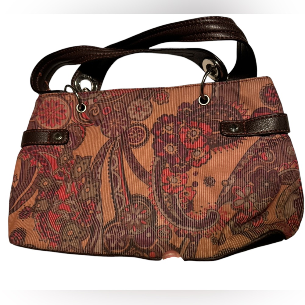 Vintage Retro Paisley Tommy Hilfiger Small Retro Handbag Purse Shoulder Bag